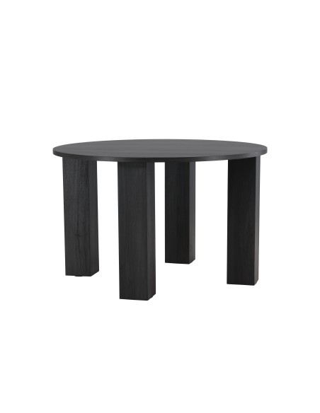 Runt matbord Juno, Ø120 cm, Svart