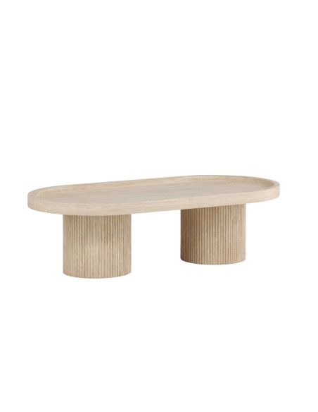 Soffbord Krille soffbord, 120 × 60 cm, Beige