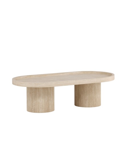 Soffbord Krille soffbord, 120 × 60 cm, Beige