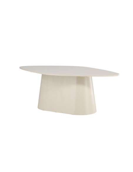 Ovalt matbord Diamond, 210 × 110 cm, Beige