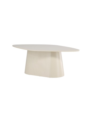 Ovalt matbord Diamond, 210 × 110 cm, Beige