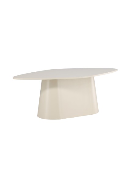 Ovalt matbord Diamond, 210 × 110 cm, Beige