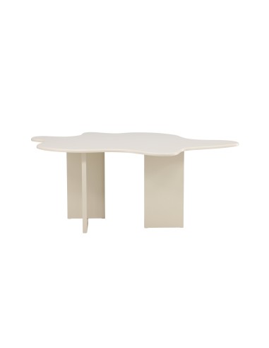 Ovalt matbord Flower, 190 × 123 cm, Beige