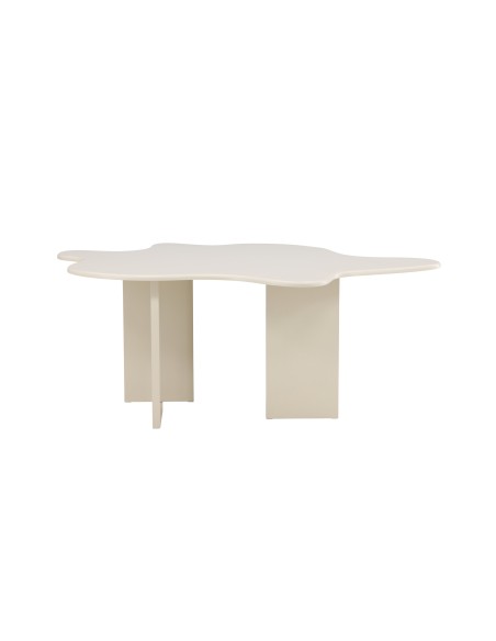 Ovalt matbord Flower, 190 × 123 cm, Beige