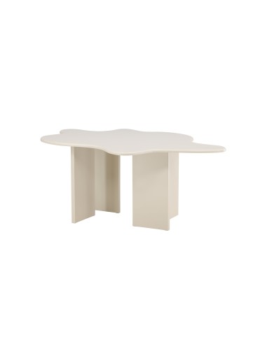 Ovalt matbord Flower, 190 × 123 cm, Beige