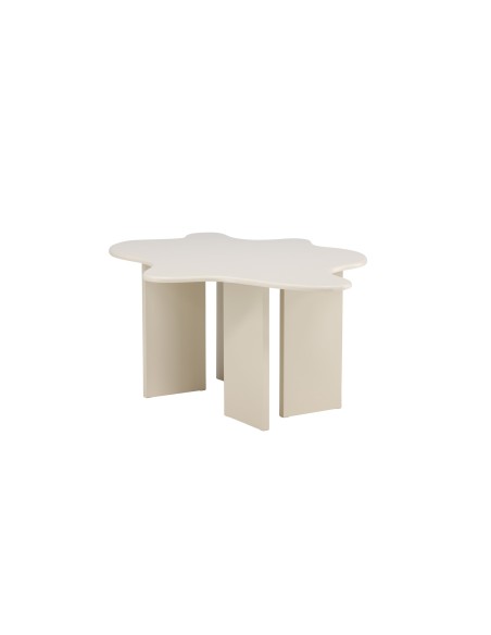 Ovalt matbord Flower, 190 × 123 cm, Beige