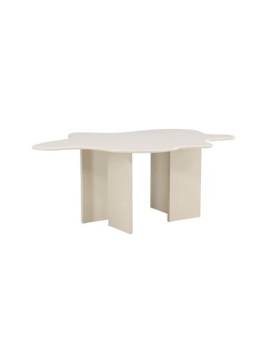 Ovalt matbord Flower, 190 × 123 cm, Beige