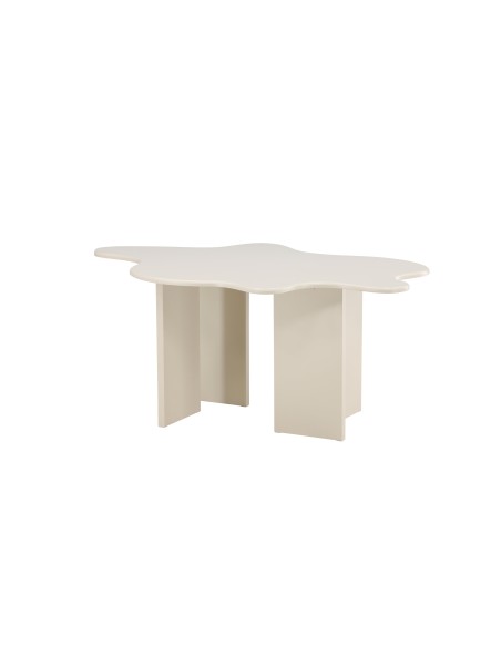 Ovalt matbord Flower, 190 × 123 cm, Beige