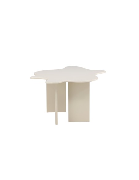 Ovalt matbord Flower, 190 × 123 cm, Beige