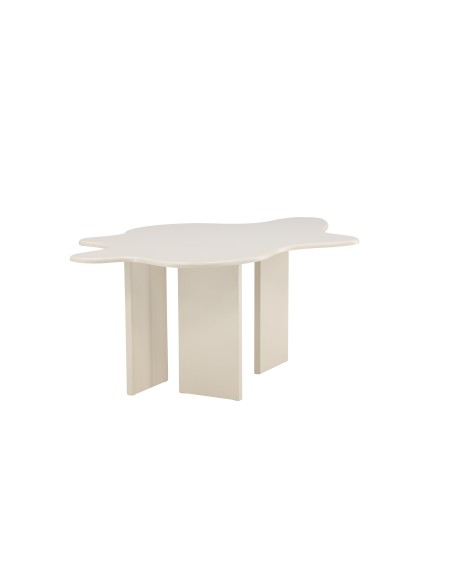 Ovalt matbord Flower, 190 × 123 cm, Beige