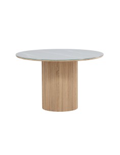Runt matbord Härön, Ø120 cm, Vit