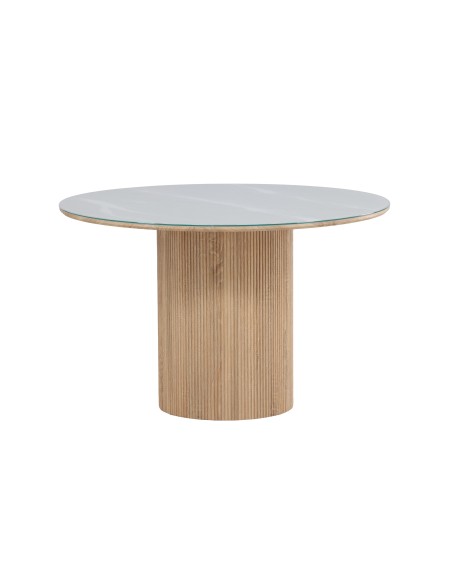 Runt matbord Härön, Ø120 cm, Vit