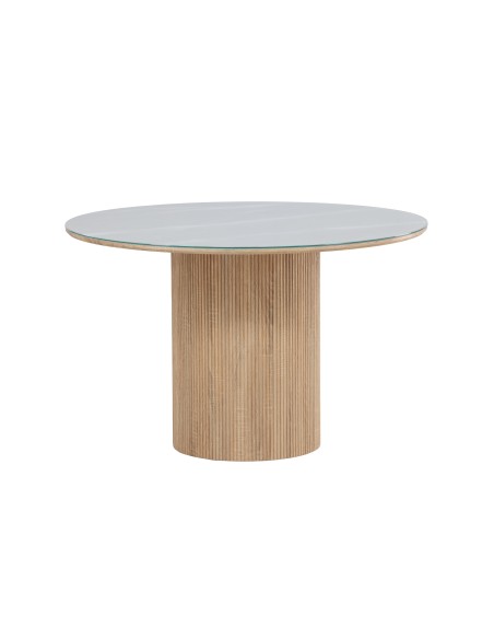 Runt matbord Härön, Ø120 cm, Vit
