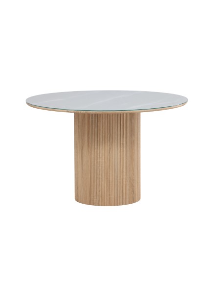 Runt matbord Härön, Ø120 cm, Vit