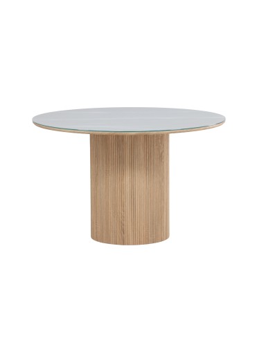 Runt matbord Härön, Ø120 cm, Vit