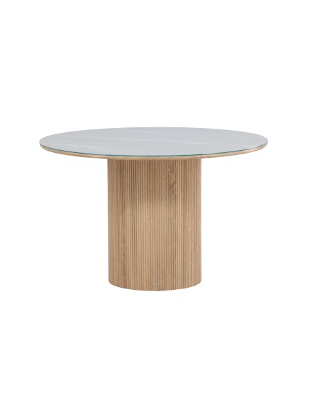 Runt matbord Härön, Ø120 cm, Vit