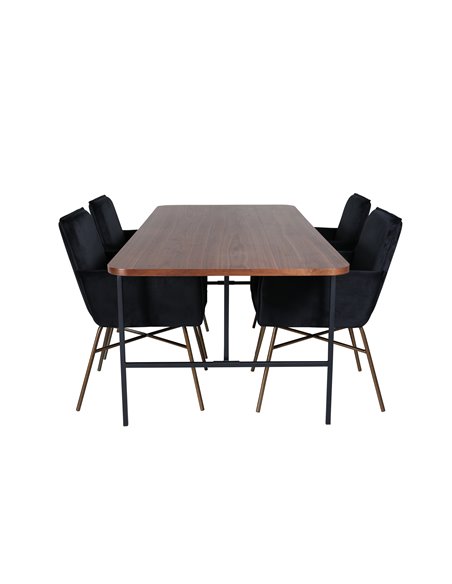 Matgrupp Uno med stolarna Petra