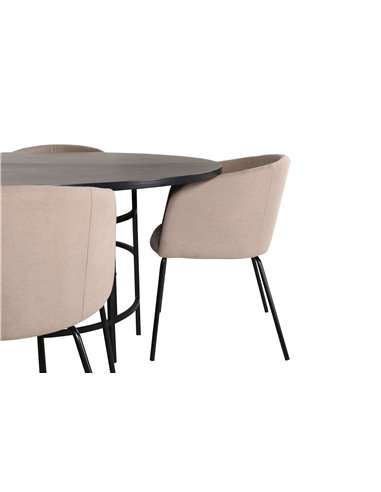 Matgrupp Copenhagen med stolarna Berit
