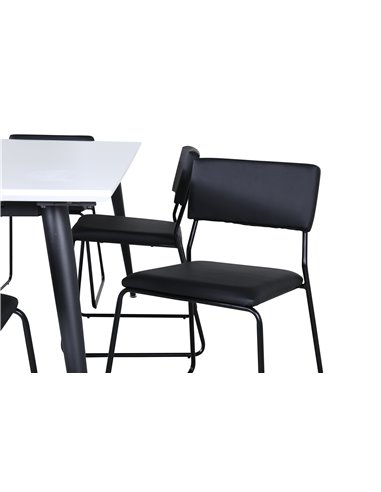 Matgrupp Jimmy med Kenth matstolar, 195 × 90 cm