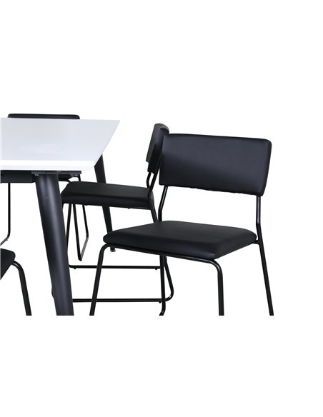 Matgrupp Jimmy med Kenth matstolar, 195 × 90 cm