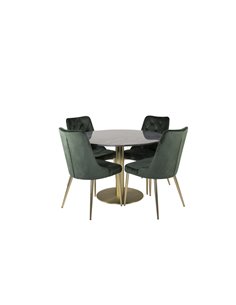 Matgrupp Estelle med Velvet Deluxe matstolar