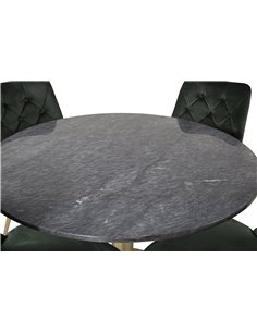 Matgrupp Estelle med Velvet Deluxe matstolar 2