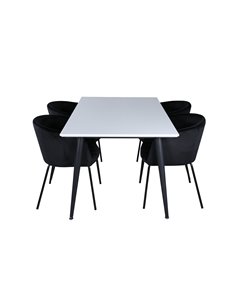 Matgrupp Jimmy med Berit matstolar, 150 × 90 cm 2