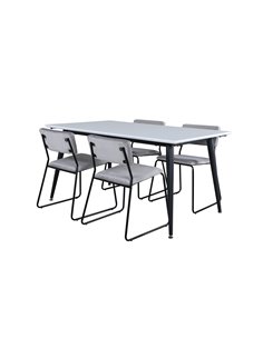 Matgrupp Jimmy med Kenth matstolar, 150 × 90 cm