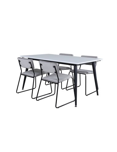 Matgrupp Jimmy med Kenth matstolar, 150 × 90 cm
