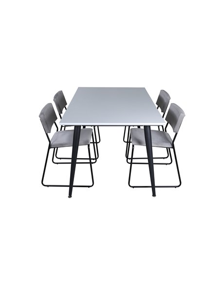Matgrupp Jimmy med Kenth matstolar, 150 × 90 cm