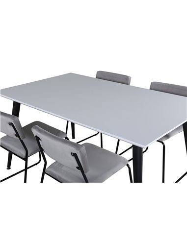 Matgrupp Jimmy med Kenth matstolar, 150 × 90 cm