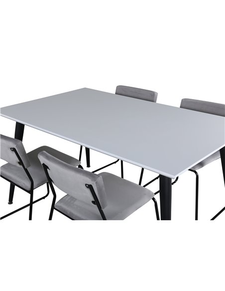 Matgrupp Jimmy med Kenth matstolar, 150 × 90 cm