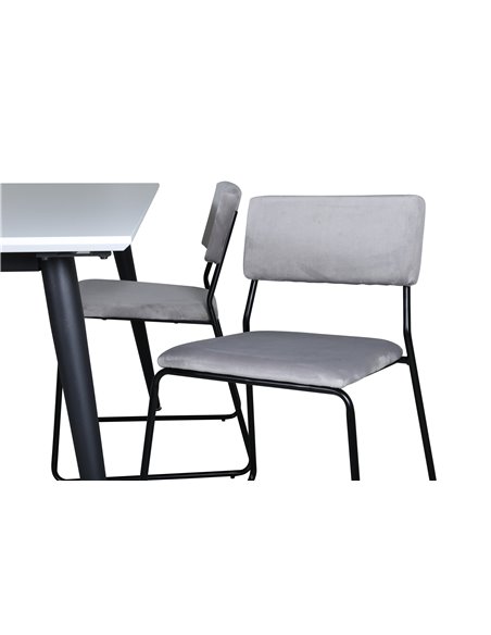 Matgrupp Jimmy med Kenth matstolar, 150 × 90 cm