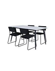 Matgrupp Jimmy med Kenth matstolar, 150 × 90 cm