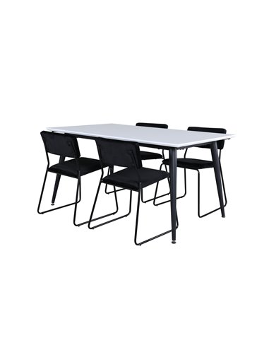 Matgrupp Jimmy med Kenth matstolar, 150 × 90 cm