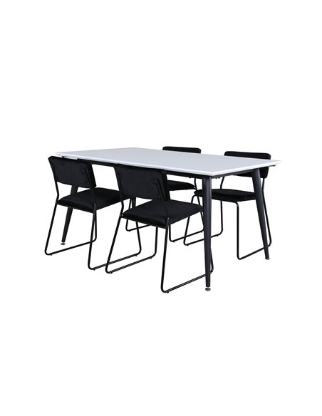 Matgrupp Jimmy med Kenth matstolar, 150 × 90 cm