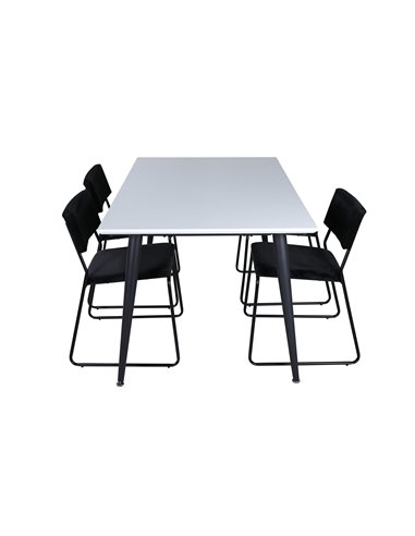 Matgrupp Jimmy med Kenth matstolar, 150 × 90 cm