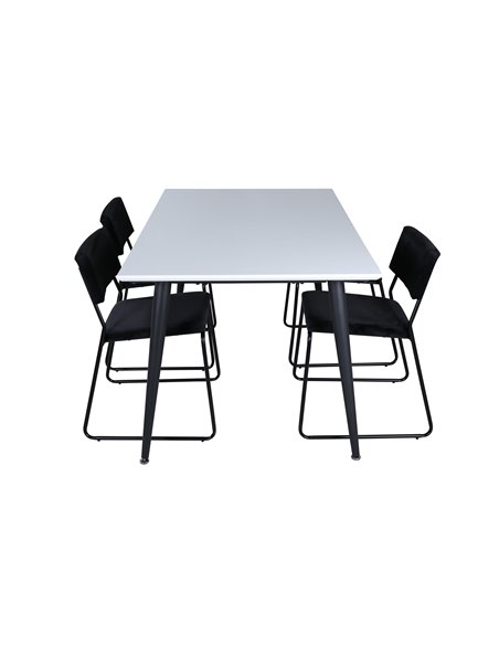 Matgrupp Jimmy med Kenth matstolar, 150 × 90 cm