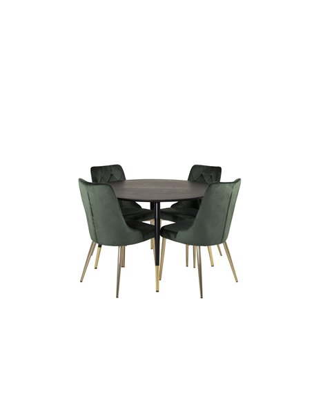 Matgrupp Dipp med Velvet Deluxe matstolar