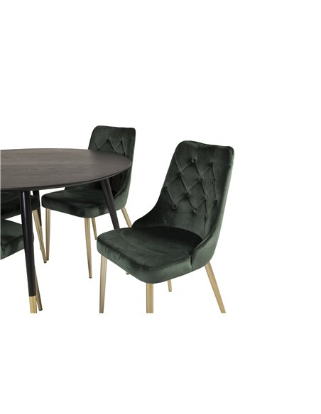 Matgrupp Dipp med Velvet Deluxe matstolar