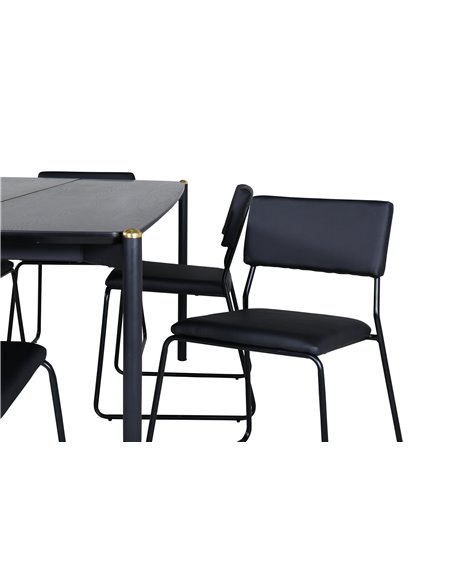 Matgrupp Pelle med Kenth matstolar, 190 × 90 cm