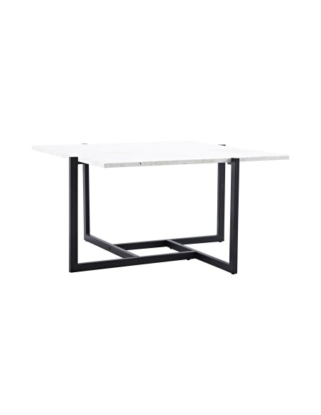 Soffbord Hybrid, 80 × 80 cm, Vit