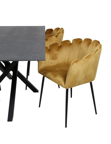Matgrupp Piazza med Limhamn matstolar, 180 × 90 cm