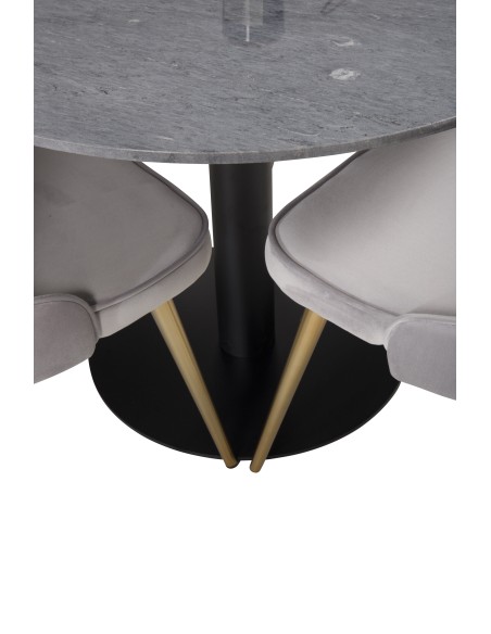 Matgrupp Estelle med Velvet Deluxe matstolar
