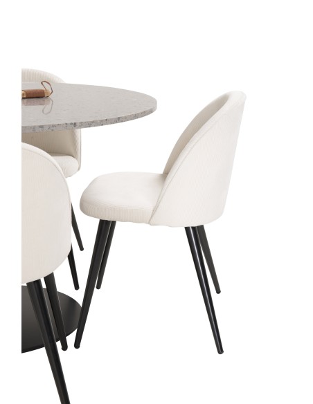 Matgrupp Razzia med Velvet matstolar
