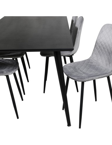 Matgrupp Dipp med Polar matstolar, 180 × 90 cm