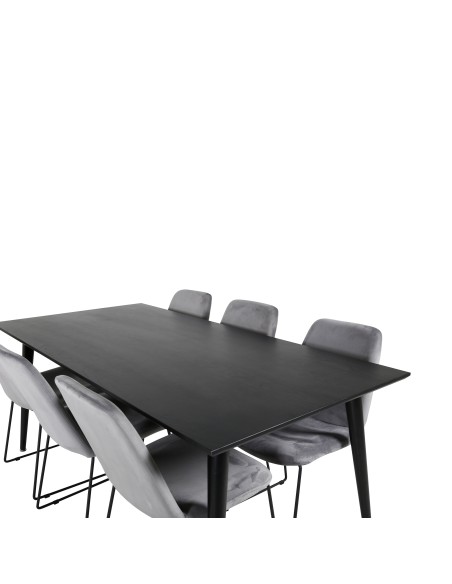 Matgrupp Dipp med Muce matstolar, 180 × 90 cm