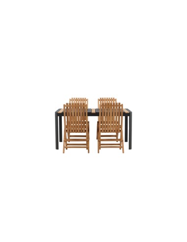 Matgrupp Togo med Ghana matstolar, 150 × 90 cm