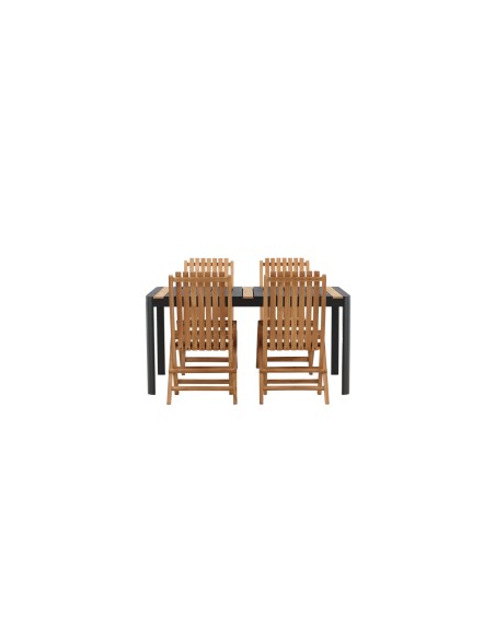 Matgrupp Togo med Ghana matstolar, 150 × 90 cm