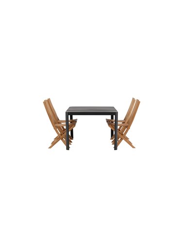 Matgrupp Togo med Ghana matstolar, 150 × 90 cm